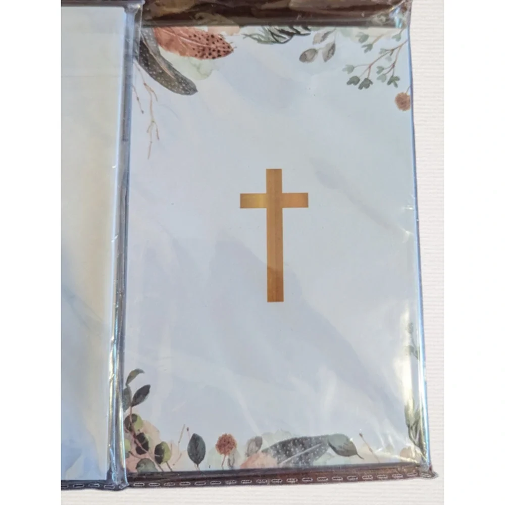 Baptism Invitation Cards with Envelopes 2 Boho Designs Set of 2 Packs 50 Total